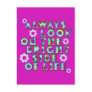always look on the bright side of life postkarte