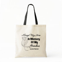 Always My Hero In Memory Grandma - Lung Cancer Bag