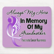 Always My Hero In Memory Grandmother - Pancreatic Mouse Mat