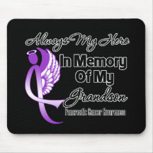 Always My Hero In Memory Grandson - Pancreatic Can Mousepads