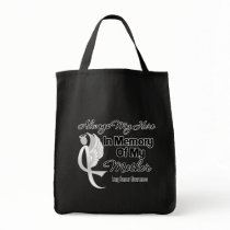 Always My Hero In Memory Mother - Lung Cancer Bags