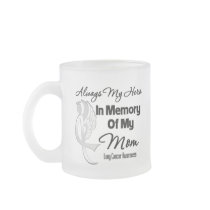 Always My Hero In Memory Mum - Lung Cancer Mug