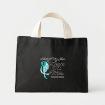 Always My Hero In Memory Mum - Ovarian Cancer Bag
