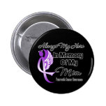 Always My Hero In Memory Mum - Pancreatic Cancer Pinback Button