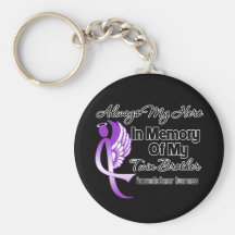 Always My Hero In Memory Twin Brother - Pancreatic Keychains