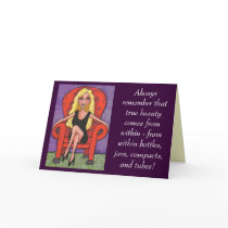 Always remember that true beauty... - card