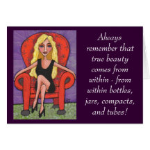 Always remember that true beauty... - card