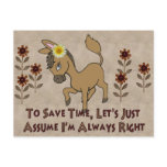 Always Right Burro
