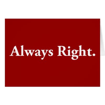 Always Right. Card by AmericanElephant