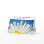 Always with God! Greeting Cards White Daisy Flower