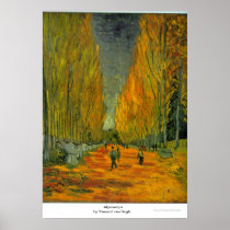 Alyscamps by Vincent van Gogh Posters