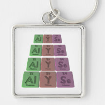 Alyse as Aluminium Yttrium Selenium Keychains