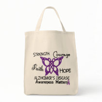 Alzheimer’s Disease Celtic Butterfly 3 Tote Bag