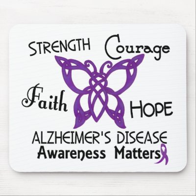 Alzheimer’s Disease Celtic Butterfly 3 by awarenessgifts