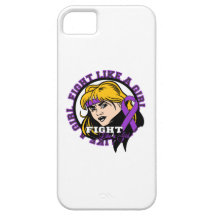 Alzheimer’s Disease Fight Like A Girl Attitude iPhone 5 Cover