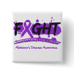 Alzheimer’s Disease FIGHT Supporting My Cause Buttons