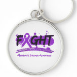 Alzheimer’s Disease FIGHT Supporting My Cause Keychains