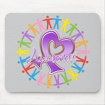 Alzheimer’s Disease Unite in Awareness Mousemat by giftsforawareness