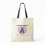 Alzheimer's Awareness Canvas Bag