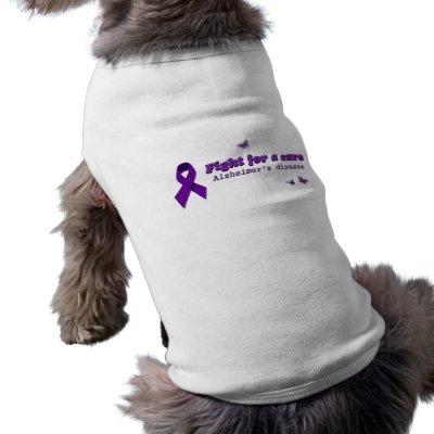 Alzheimer's awareness pet shirt by RenderlyYours
