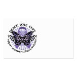 Alzheimers Butterfly Tribal 2 business cards
