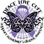 Alzheimers Butterfly Tribal 2 Photo Cutout