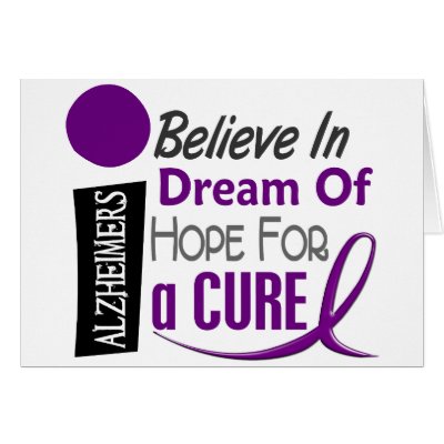 Alzheimer's Disease BELIEVE DREAM HOPE by awarenessgifts