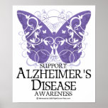 Alzheimer's Disease Butterfly posters
