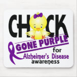 Alzheimers Disease Chick Gone Purple 2 Mouse Pad