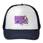 Alzheimers Disease Fighter - Fights Like a Girl Trucker Hats