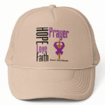 Alzheimers Disease Hope Love Faith Prayer Hat