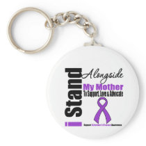 Alzheimers Disease I Stand Alongside My Mother Keychain