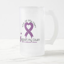 Alzheimers Disease I Support My Cousin Coffee Mug