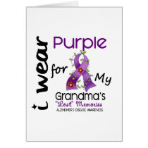 Alzheimers Disease I Wear Purple For My Grandma 43