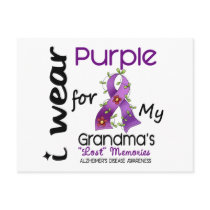 Alzheimers Disease I Wear Purple For My Grandma 43