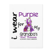 Alzheimers Disease I Wear Purple For My Grandpa 43