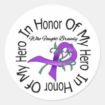 Alzheimers Disease In Honour Of My Hero Sticker