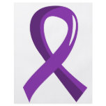 Alzheimer's Disease Purple Ribbon 3 flyers