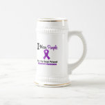 Alzheimer's Disease Purple Ribbon Best Friend Coffee Mugs