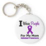 Alzheimer's Disease Purple Ribbon For My Mum
