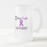 Alzheimer's Disease Purple Ribbon Grandmother Coffee Mugs