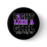 Alzheimers Disease Sporty Fight Like a Girl Button