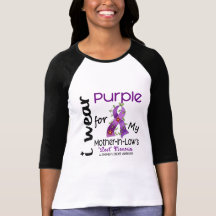 Alzheimers I Wear Purple For My Mother-In-Law Tshirts