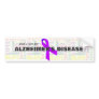 Alzheimer's Inspirational Words Bumper Stickers