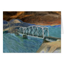 Am I The Bridge?" Greeting Card