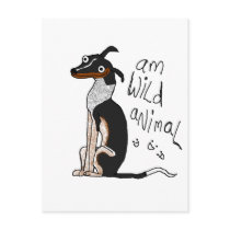 Am Wild Animal Postcard