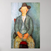 Amadeo Modigliani - Junger Bauer 1918