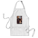 Amadeo Modigliani - Lipchitz and wife 1917 in oil Apron