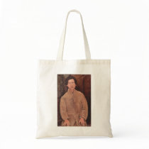 Amadeo Modigliani  Porträt des Chaiim Soutine 1916 Tote Bag