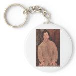 Amadeo Modigliani  Porträt des Chaiim Soutine 1916 Key Chains